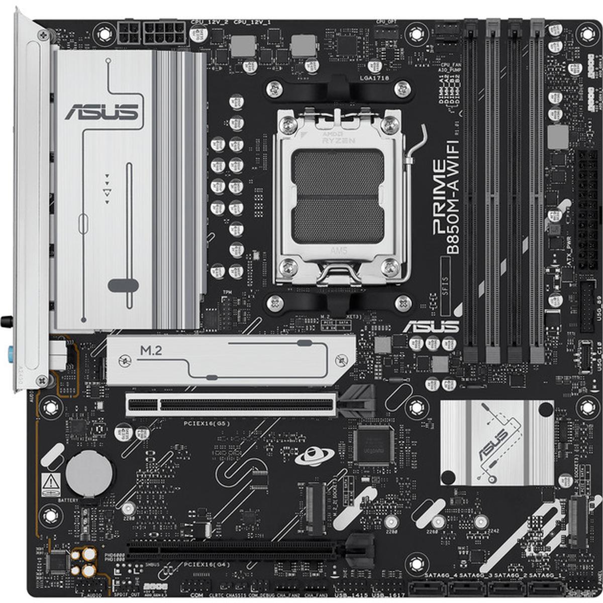 Asus Prime B850M-A WiFi AMD B850 AM5 Mainboard