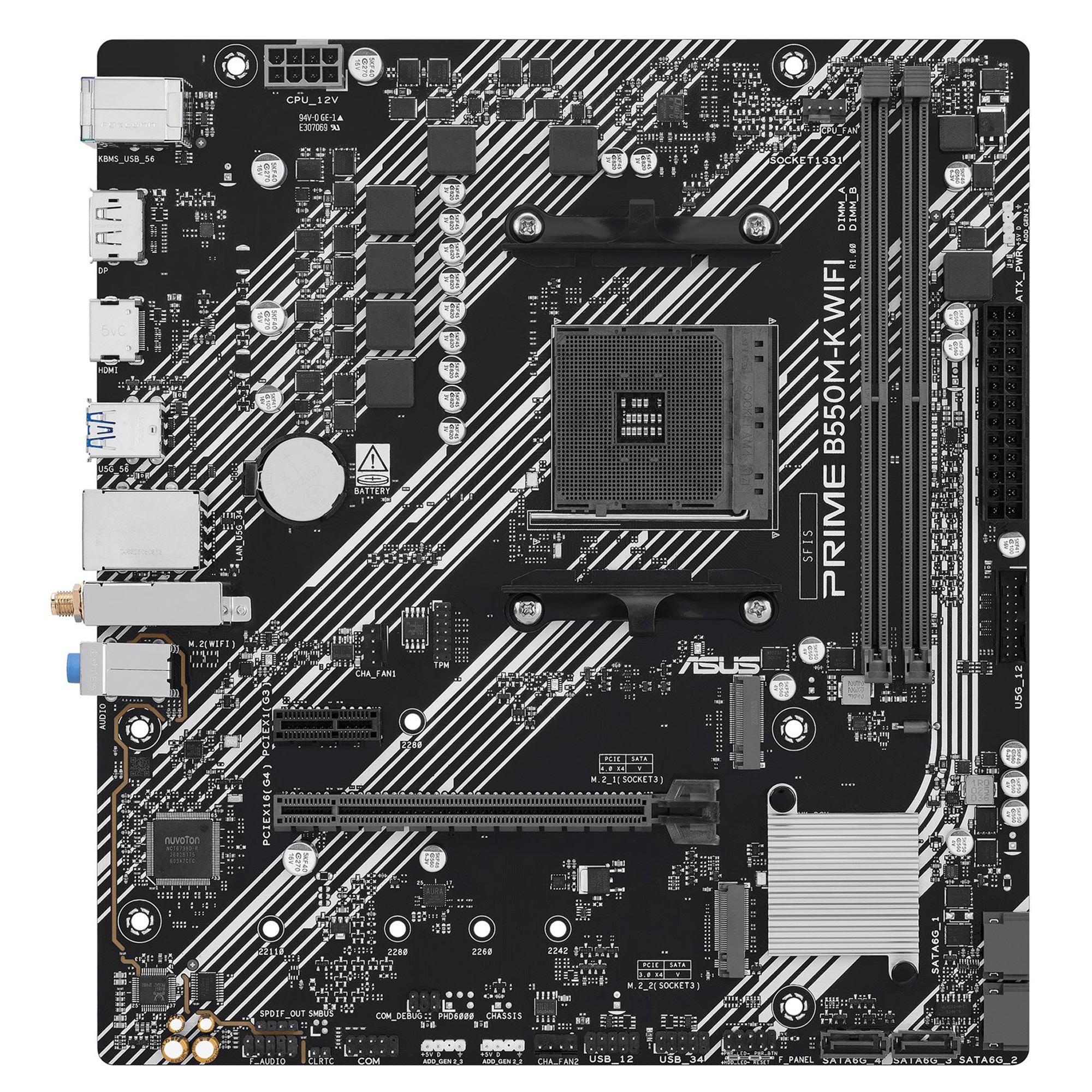 Asus Prime B550M-K WiFi AM4 mATX Mainboard