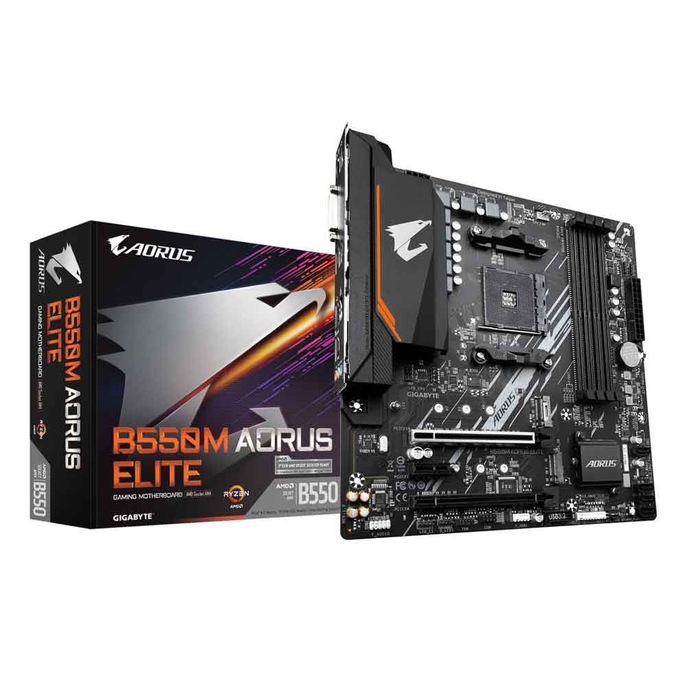 GIGABYTE B550M AORUS Elite mATX Motherboard