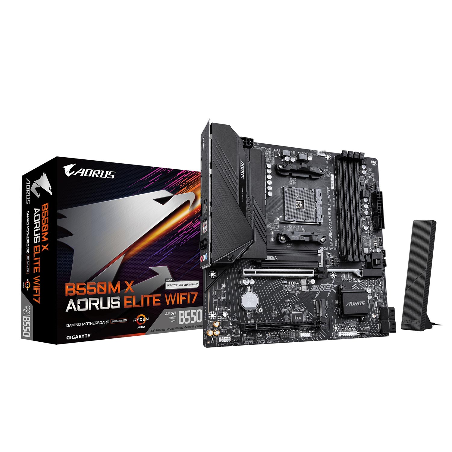 Gigabyte B550M X AORUS Elite WiFi7 AM4 Mainboard