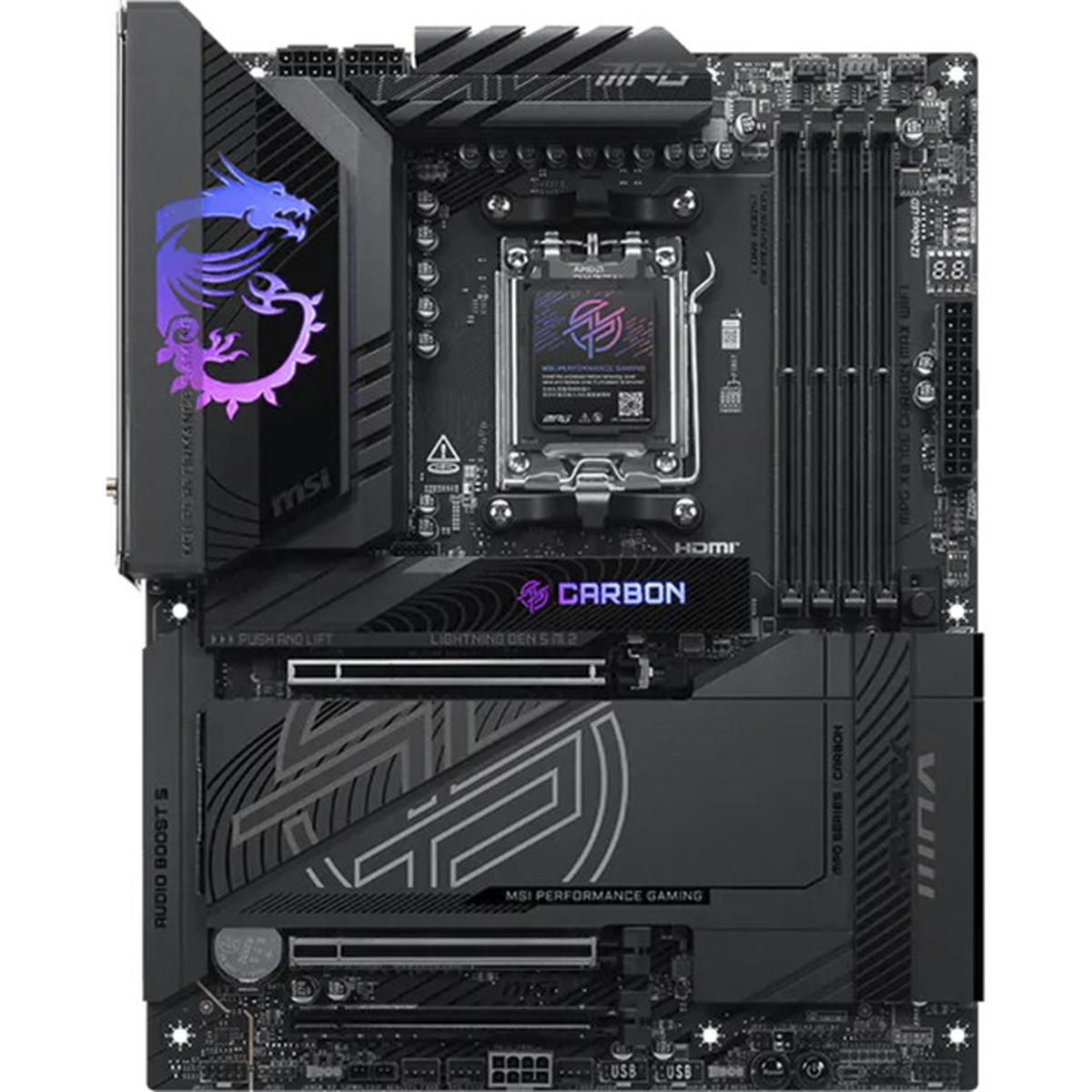 MSI MPG X870E Carbon Max WiFi AM5 ATX Mainboard