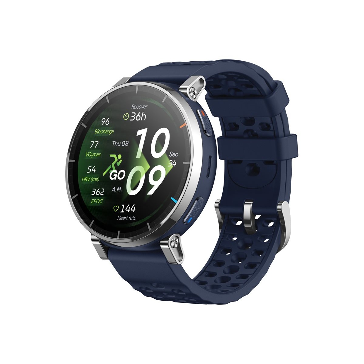 Amazfit Active 3 Premium 45mm 4GB GPS Smartwatch bleu