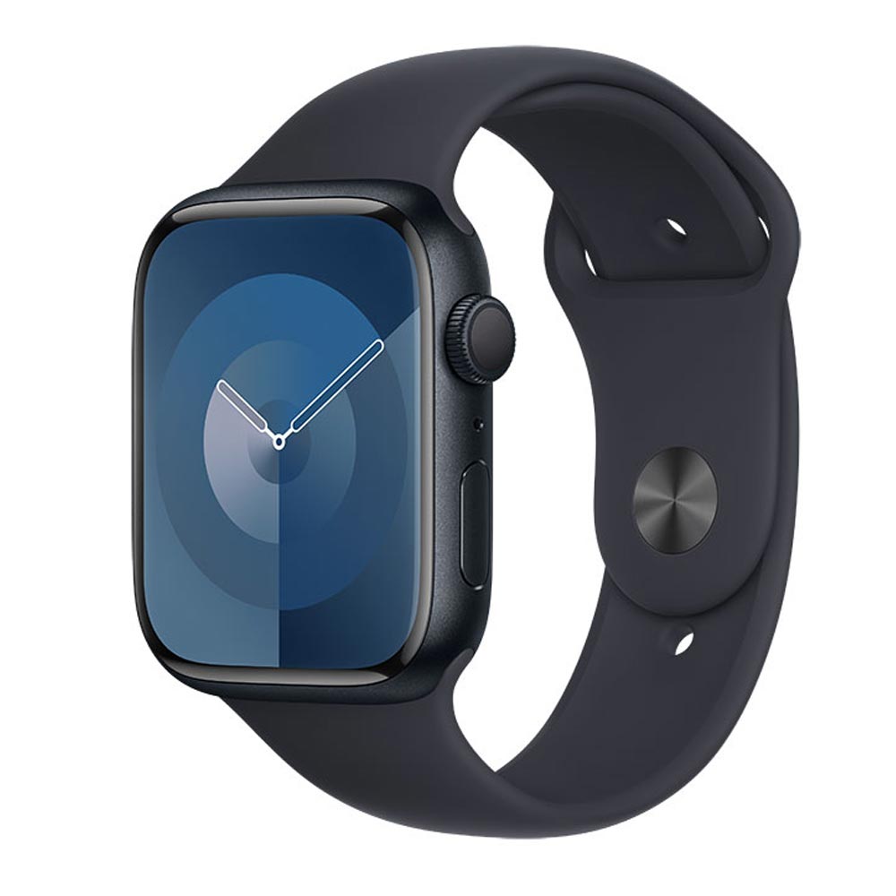 Apple Watch Series 9 Alu 45mm GPS Mitternacht mit Sportarmband Mitternacht M/L