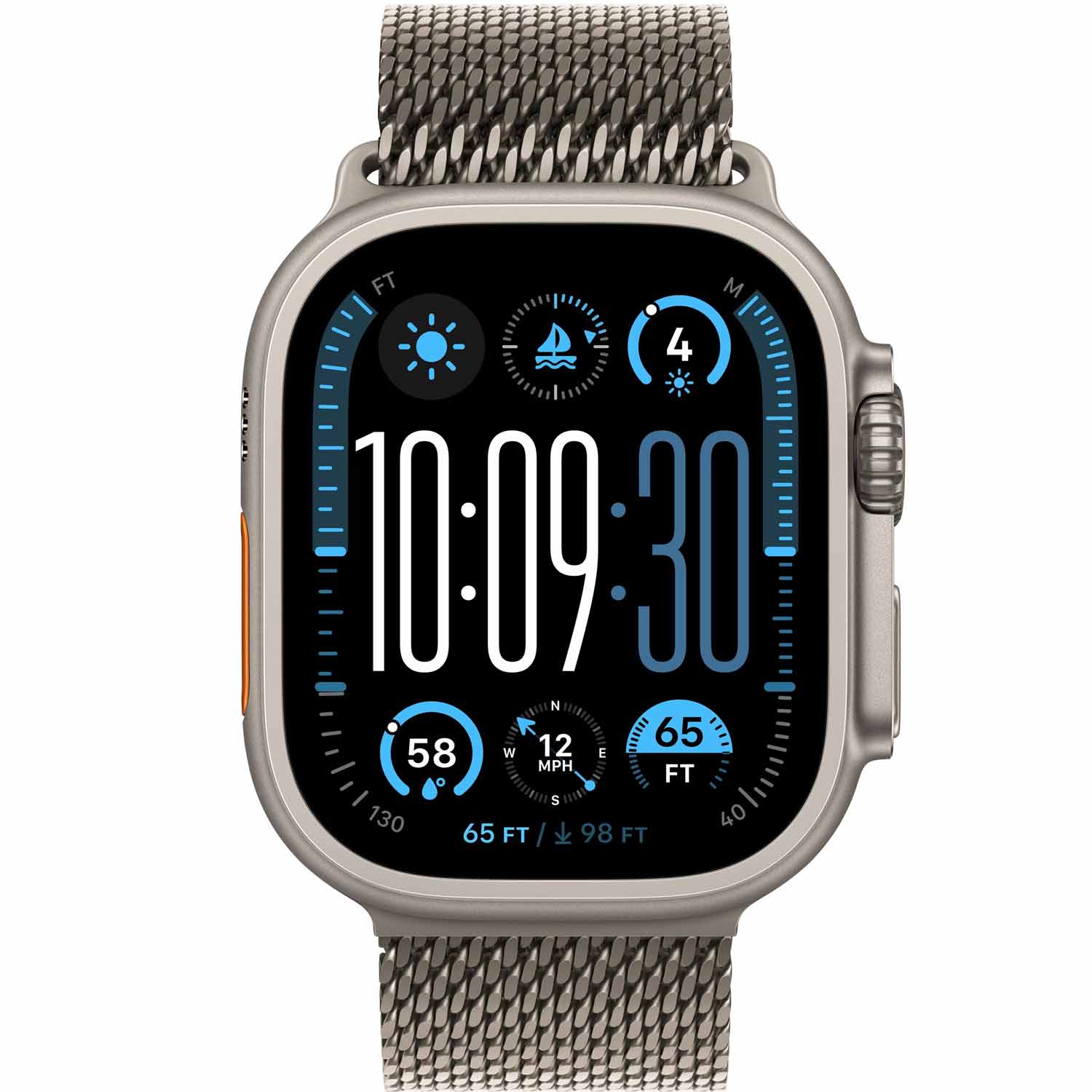 Apple Watch Ultra 2 GPS + Cellular 49mm Smartwatch titan natur