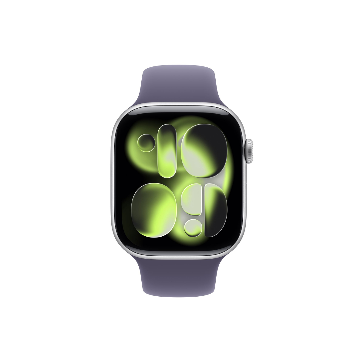 Apple Watch Series 11 46mm GPS Aluminium silber Sportband nebelviolett M/L