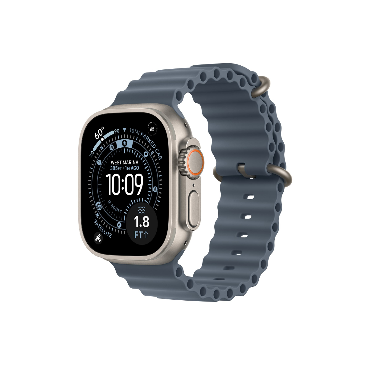 Apple Watch Ultra 3 49mm GPS + Cellular Smartwatch natur/maritimblau