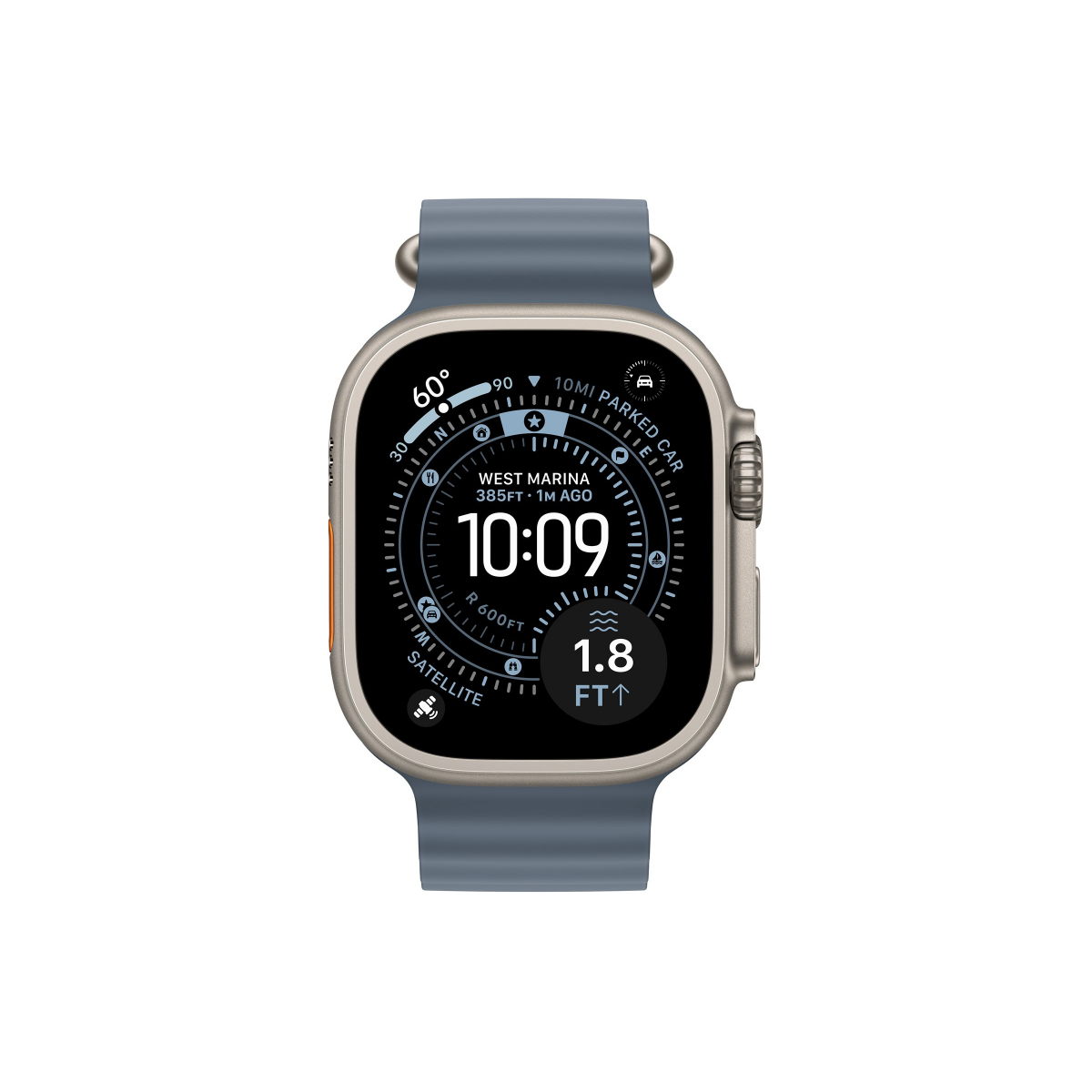 Apple Watch Ultra 3 49mm GPS + Cellular Smartwatch natur/maritimblau