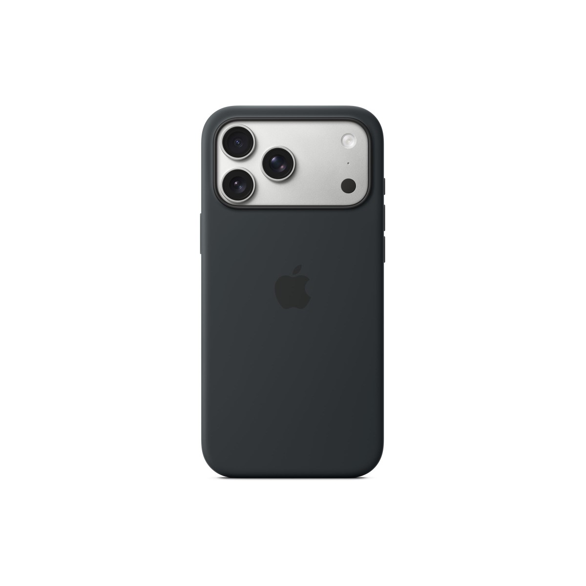 Apple Silikon Case mit MagSafe für Apple iPhone 17 Pro Max schwarz