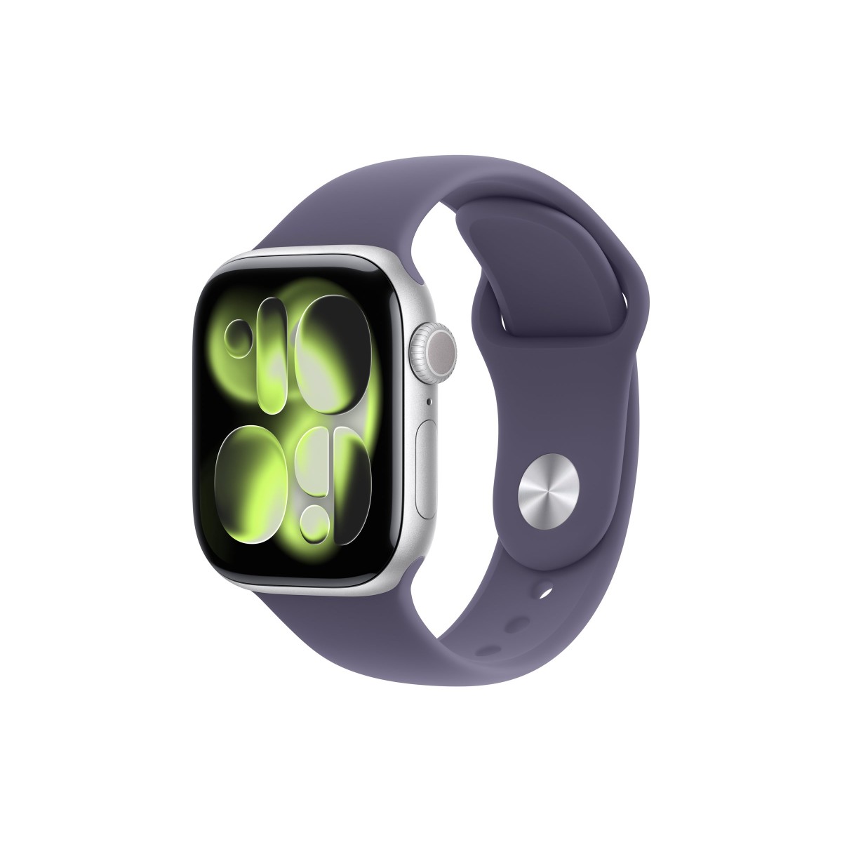 Apple Watch Series 11 42mm GPS Smartwatch silber/nebelviolett M/L