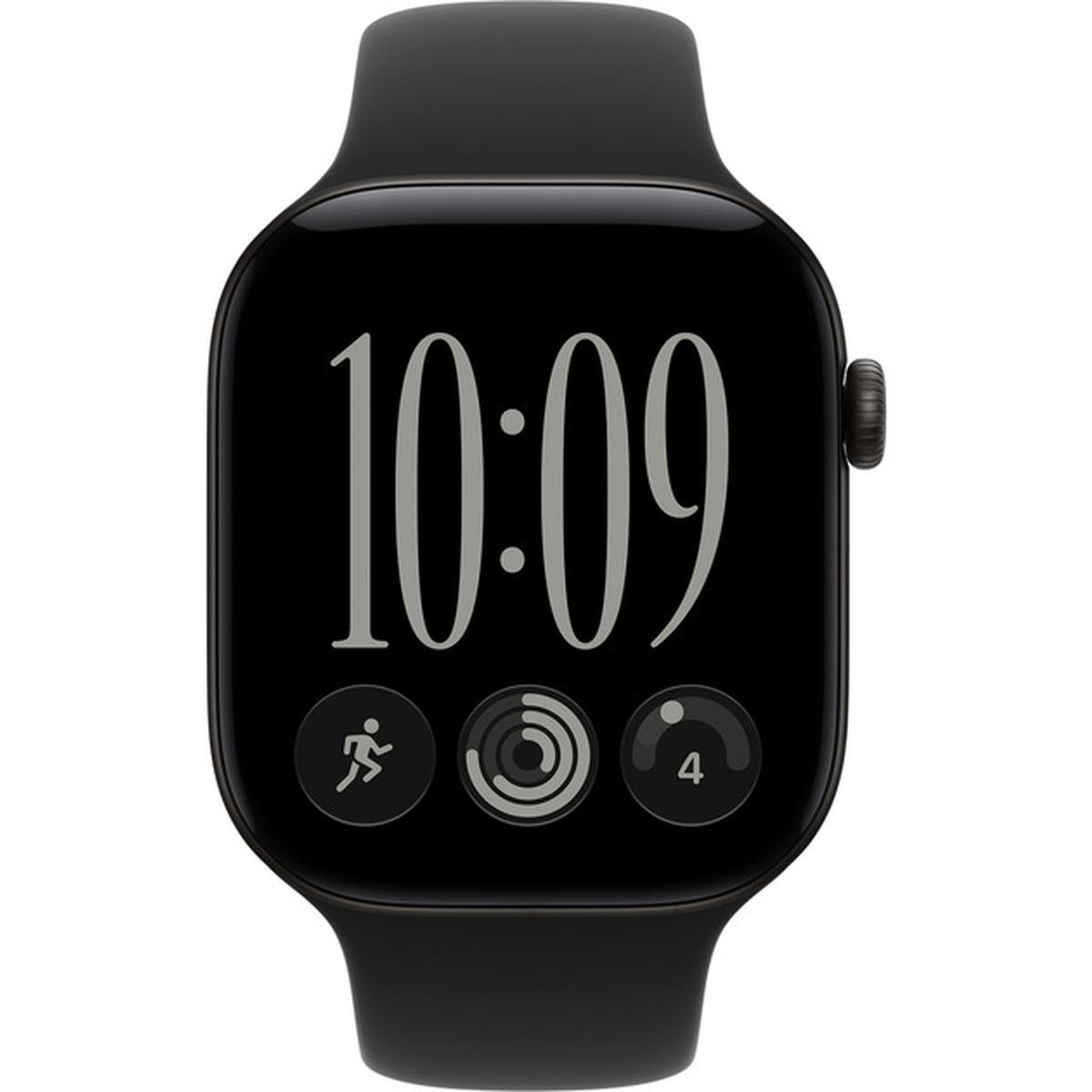 Apple Watch Series 12 GPS 46mm Aluminiumgehäuse Smartwatch schwarz