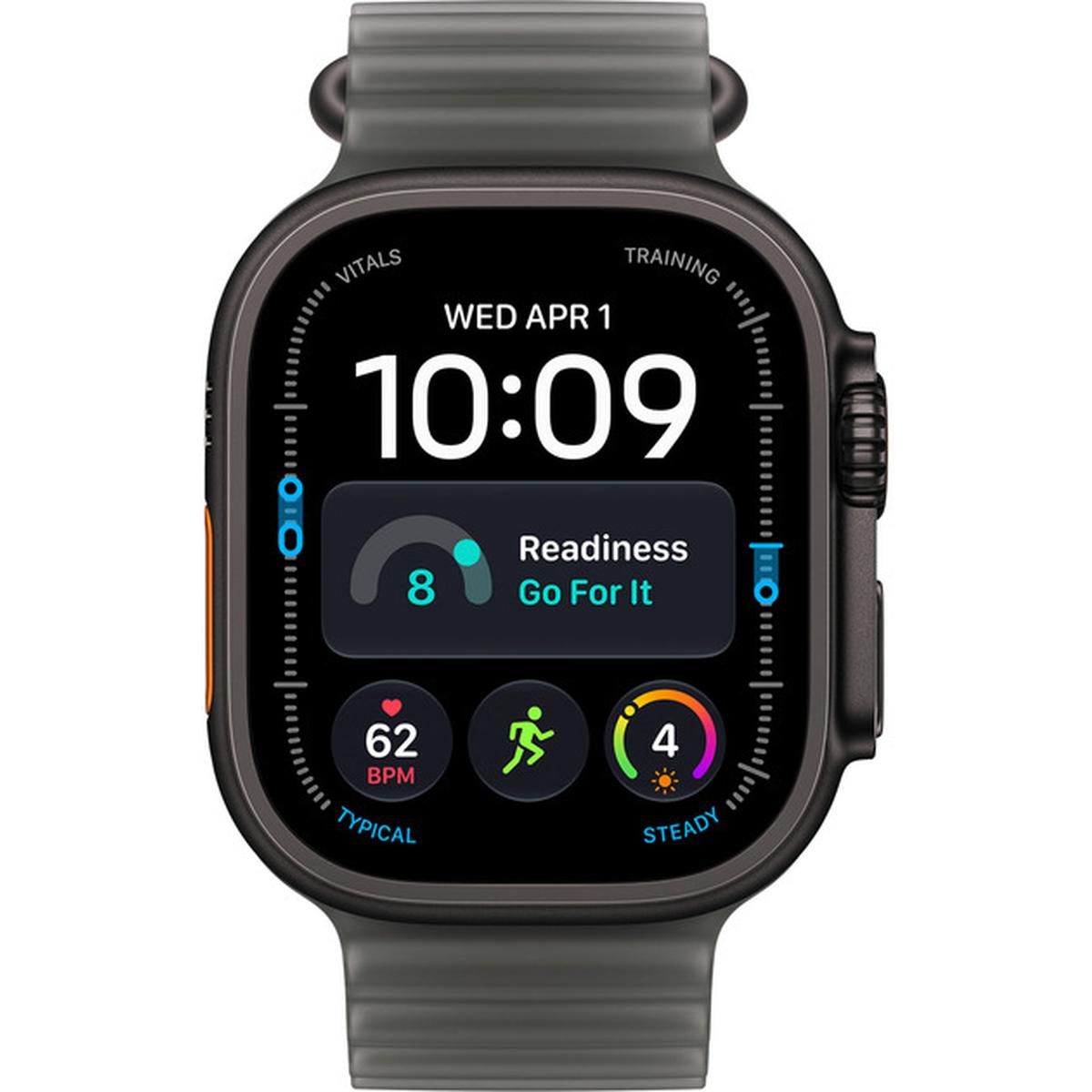 Apple Watch Ultra 4 GPS + Cellular 49mm Titangehäuse Smartwatch schwarz