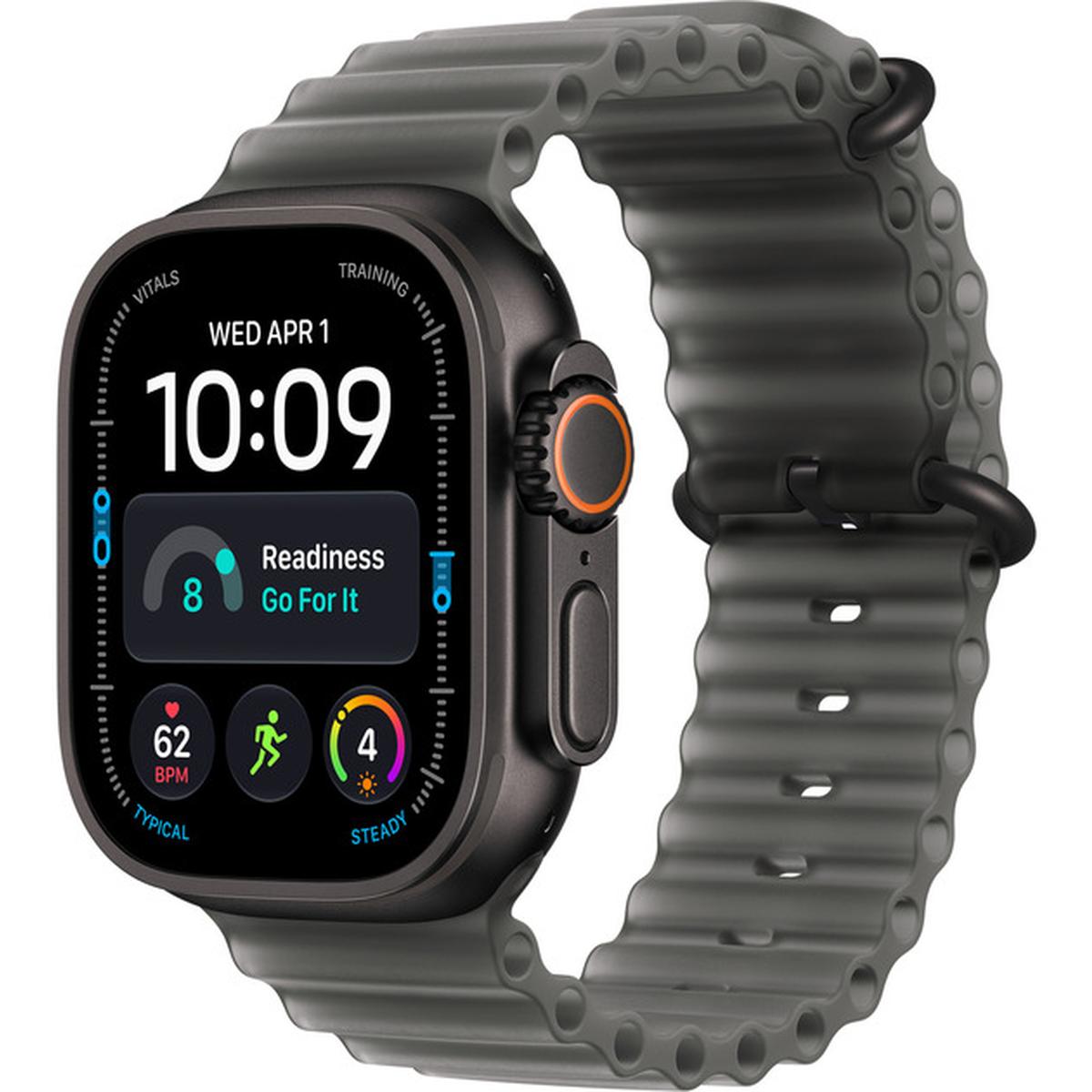 Apple Watch Ultra 4 GPS + Cellular 49mm Titangehäuse Smartwatch schwarz
