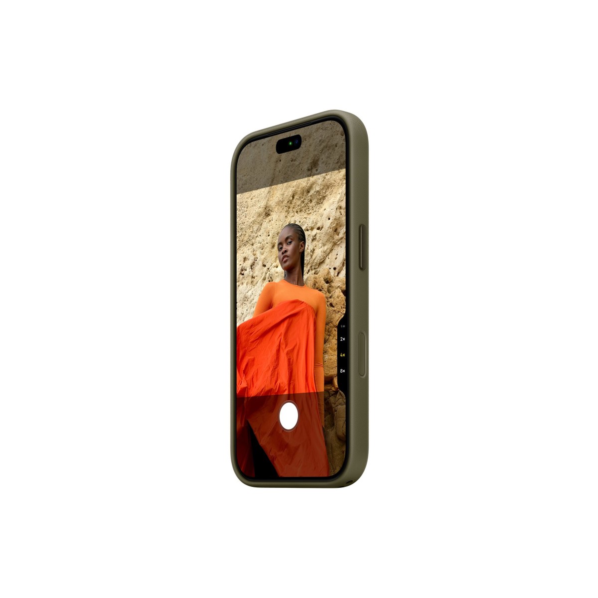 Apple Funktionsgewebe Case mit MagSafe für iPhone 18 Pro oliv