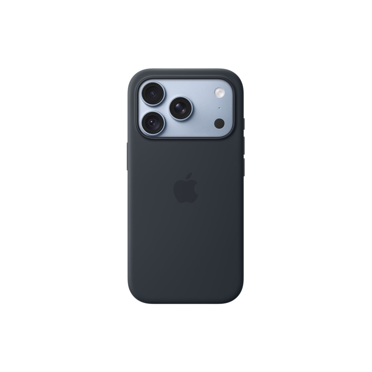 Apple Silikon Case mit MagSafe für iPhone 18 Pro navyblau