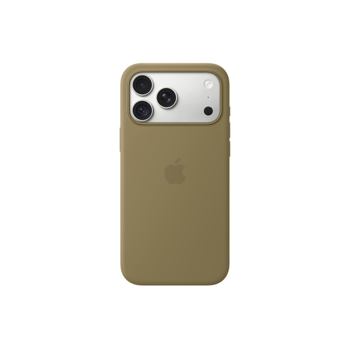 Apple Silikon Case mit MagSafe für iPhone 18 Pro Max olive