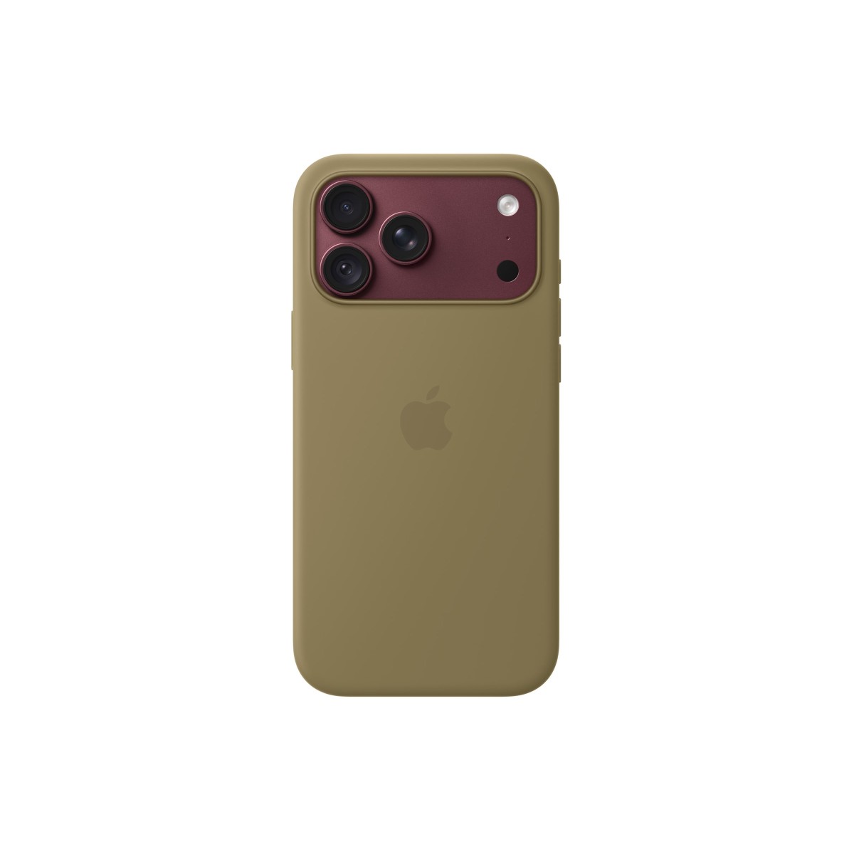 Apple Silikon Case mit MagSafe für iPhone 18 Pro Max olive
