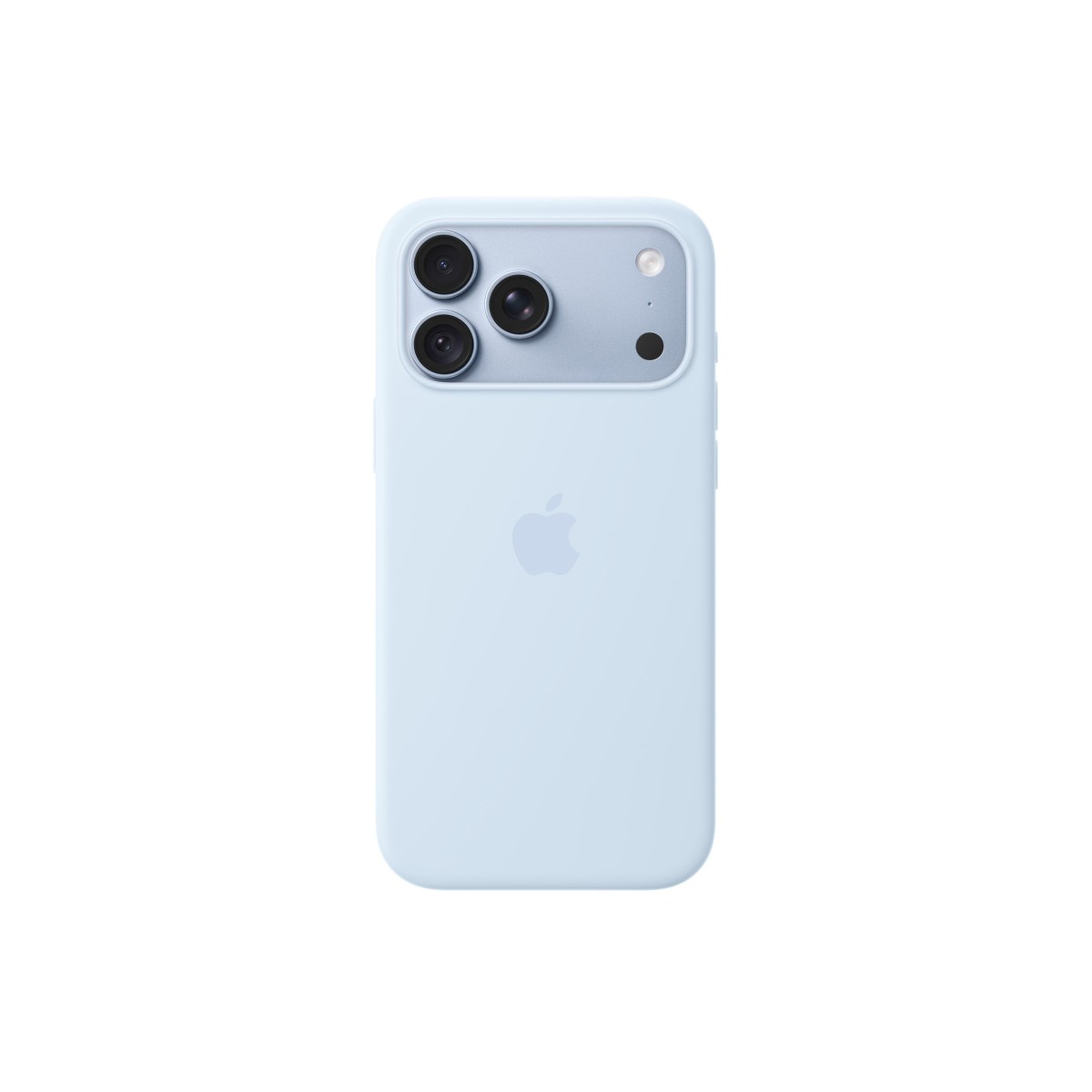 Apple Silikon Case mit MagSafe für iPhone 18 Pro Max klarblau