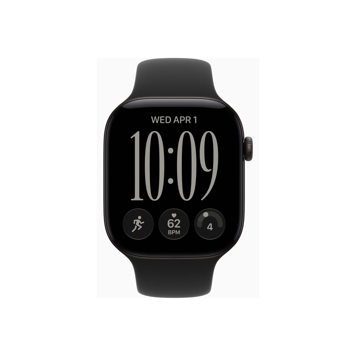 Apple Watch Series 12 GPS + Cellular 46mm Aluminium Smartwatch Sportarmband S/M schwarz