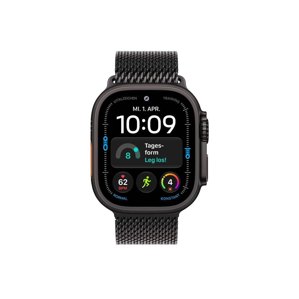 Apple Watch Ultra 4 GPS + Cellular 49mm Titan Smartwatch schwarz
