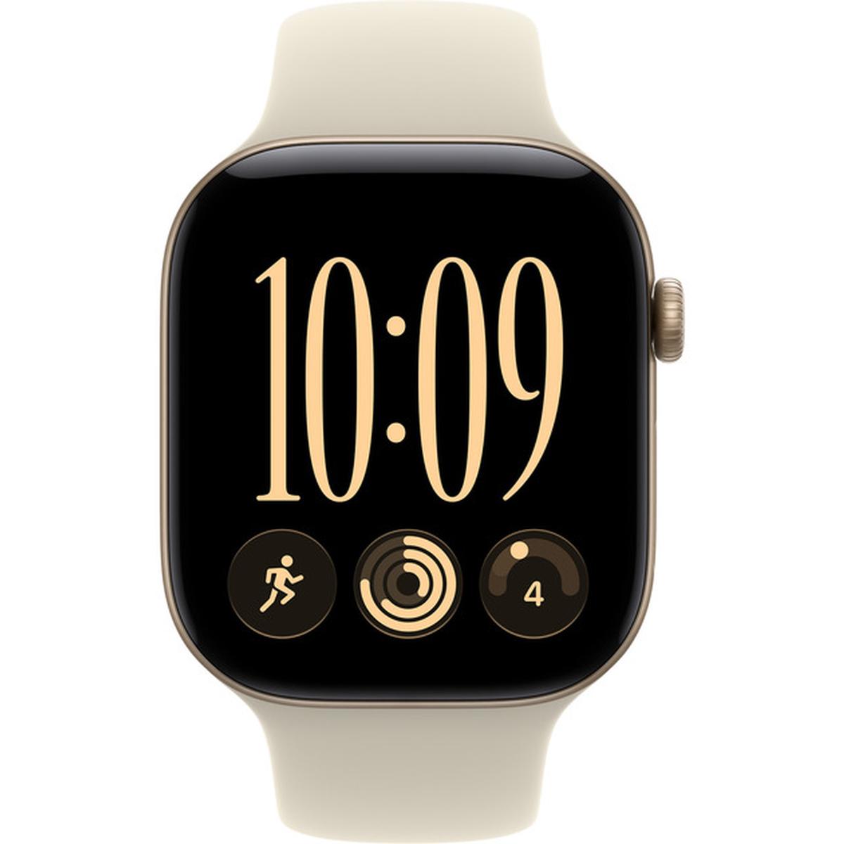Apple Watch Series 12 GPS + Cellular 42mm Aluminium Smartwatch lichtgold