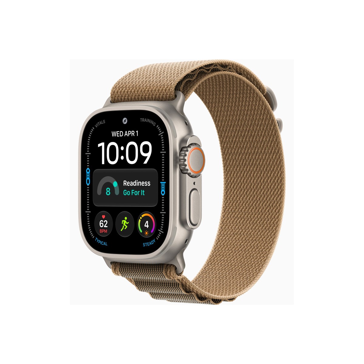 Apple Watch Ultra 4 GPS + Cellular 49mm Titan Smartwatch Titanium Natural Alpine Loop Desert Medium