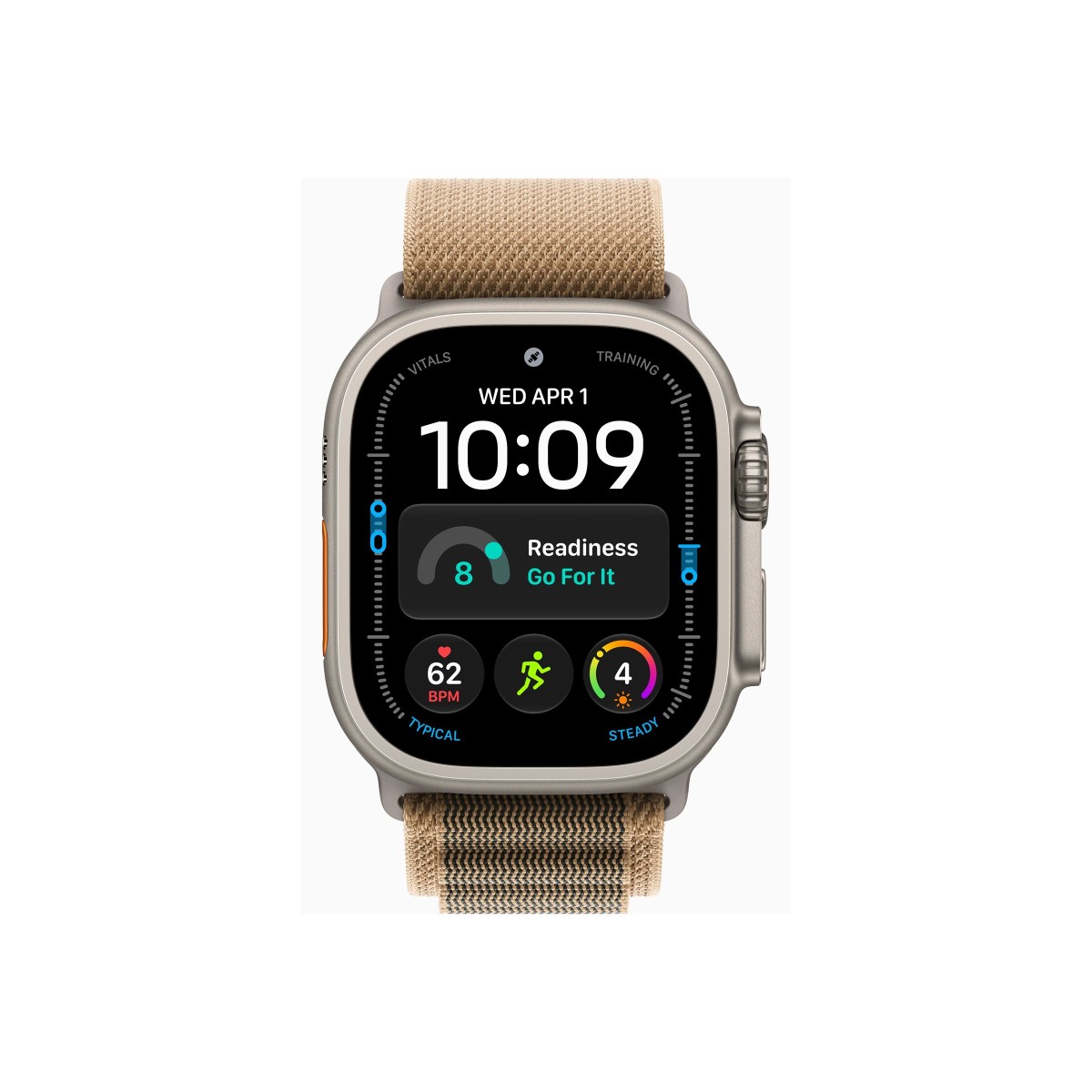 Apple Watch Ultra 4 GPS + Cellular 49mm Titan Smartwatch Titanium Natural Alpine Loop Desert Medium