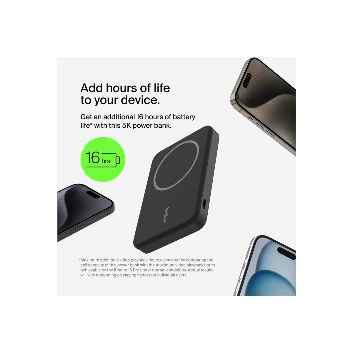 Belkin USB-C Powerbank 20.000mAh schwarz