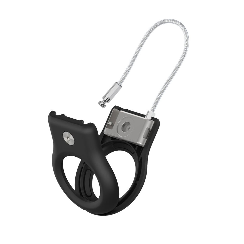 Belkin AirTag Schutzhülle mit Drahtseil schwarz