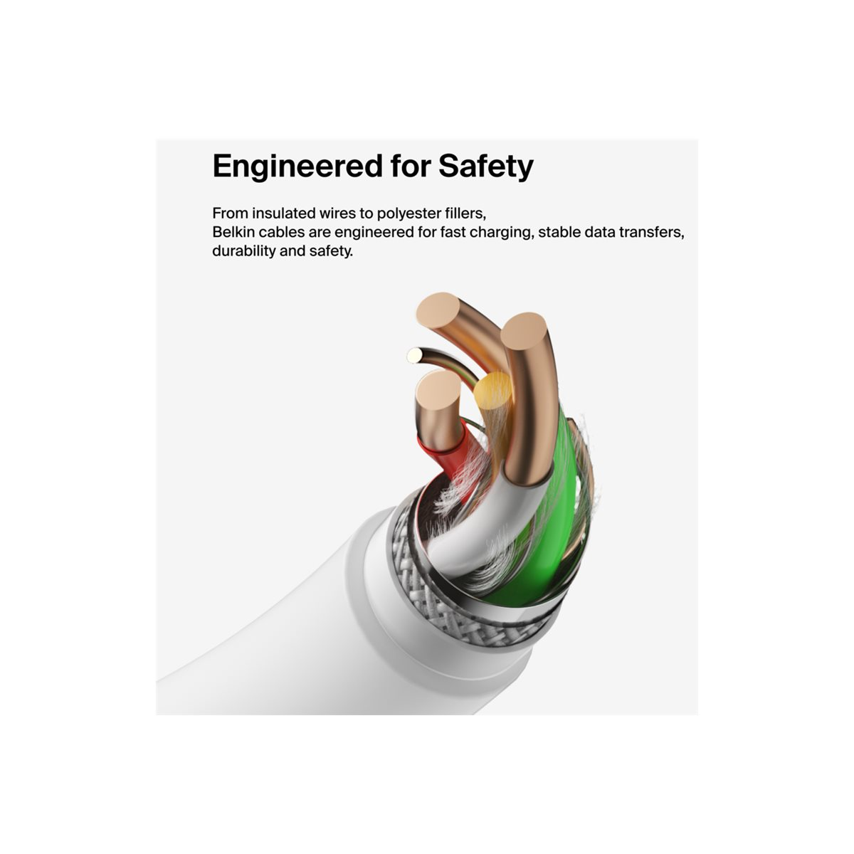 Belkin USB-C/USB-C Kabel 1m weiß