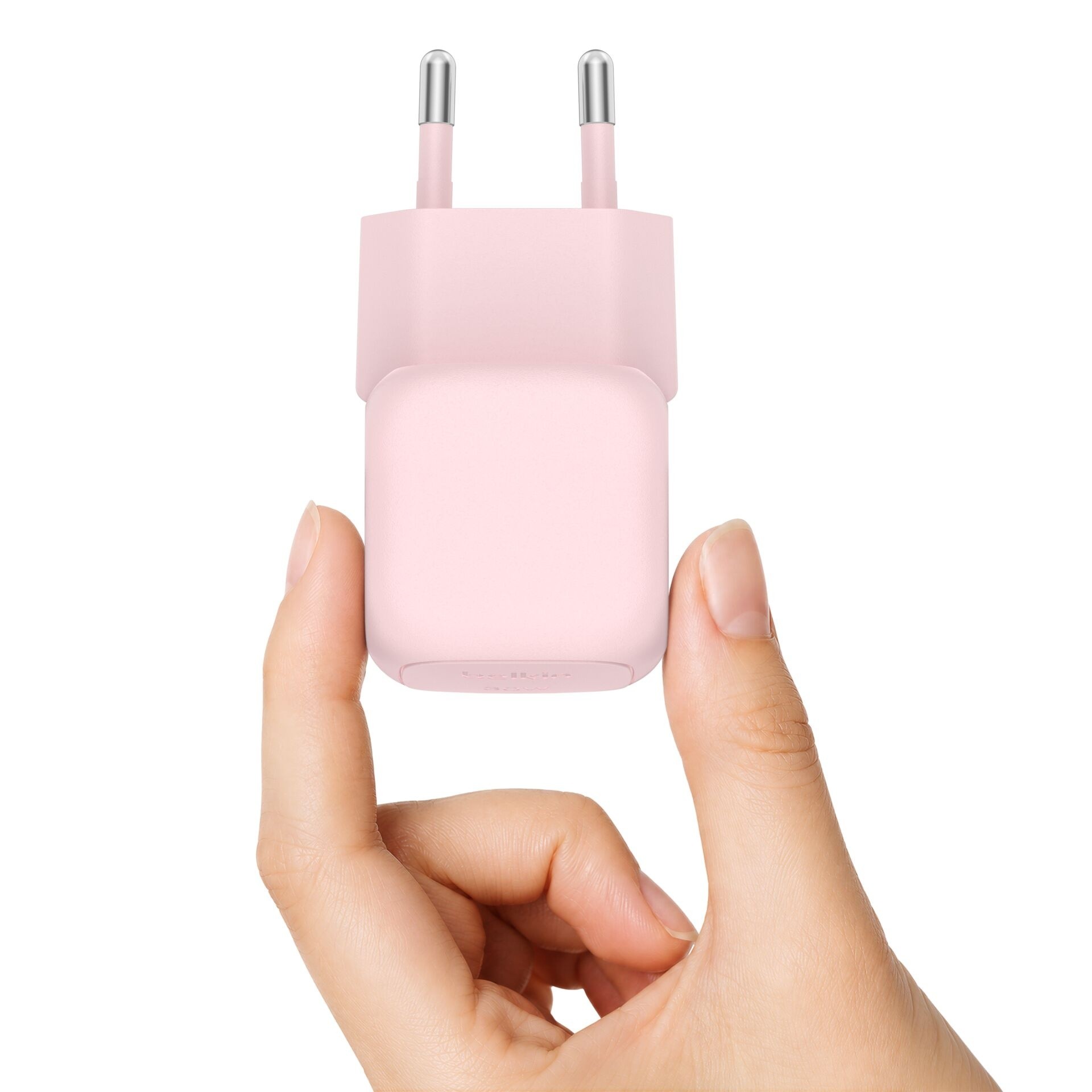 Belkin BoostCharge 30W GaN USB-C Ladegerät mit USB-C Kabel rosa