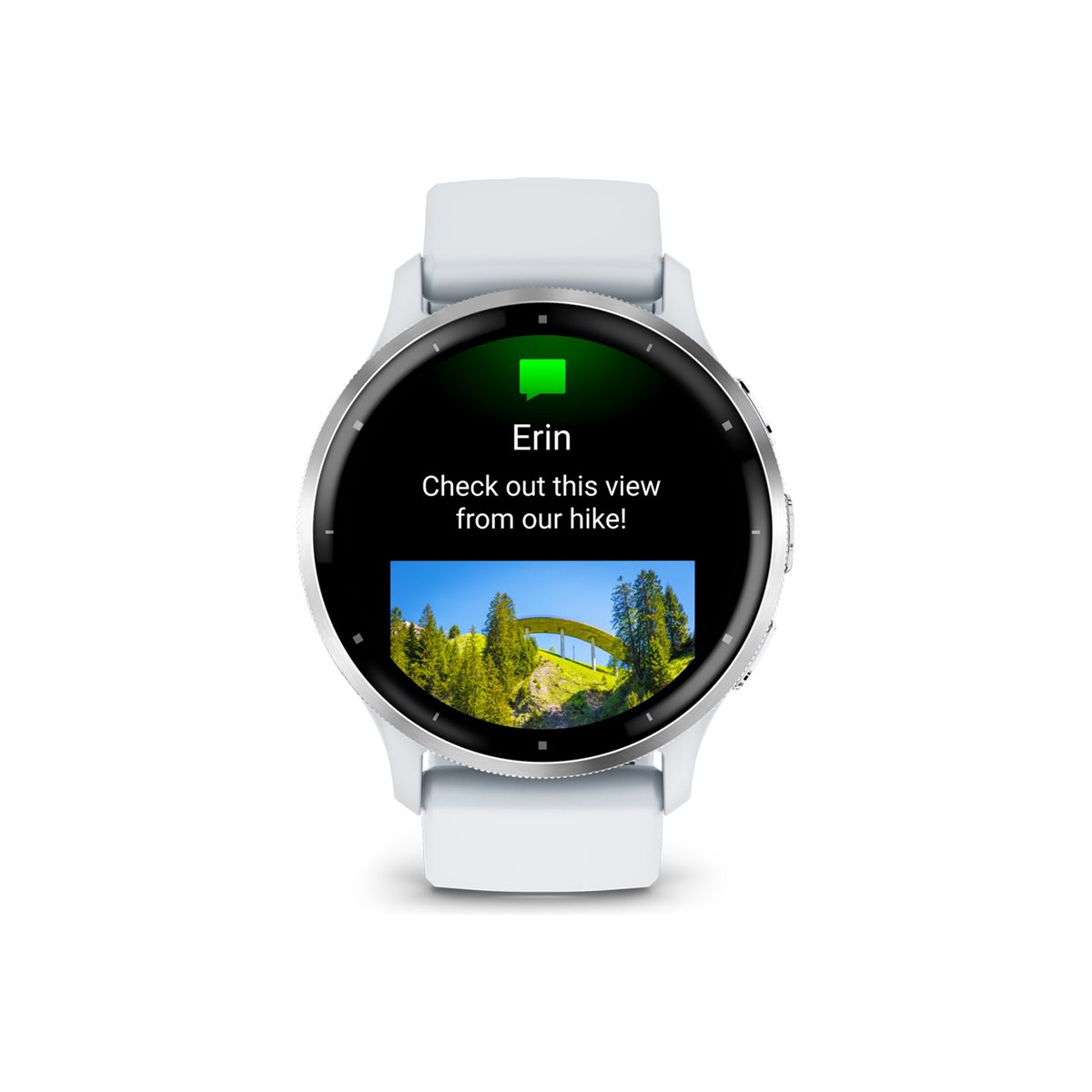 Garmin Venu 3 Smartwatch steinweiß/silber