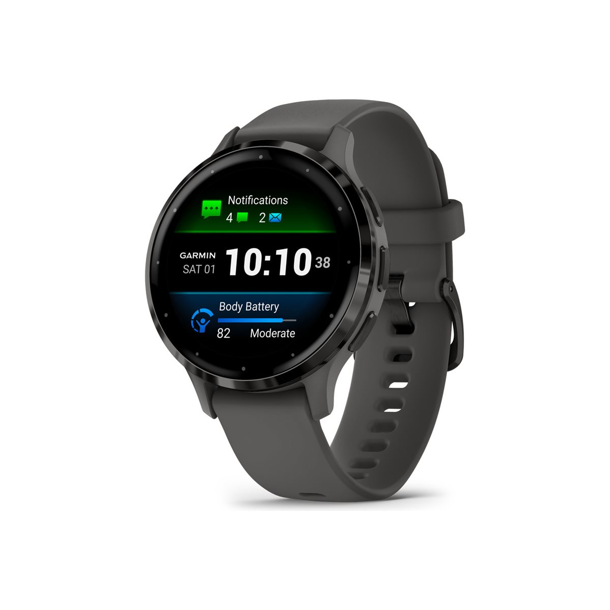 Garmin Venu 3S Smartwatch kieselgrau/schiefergrau
