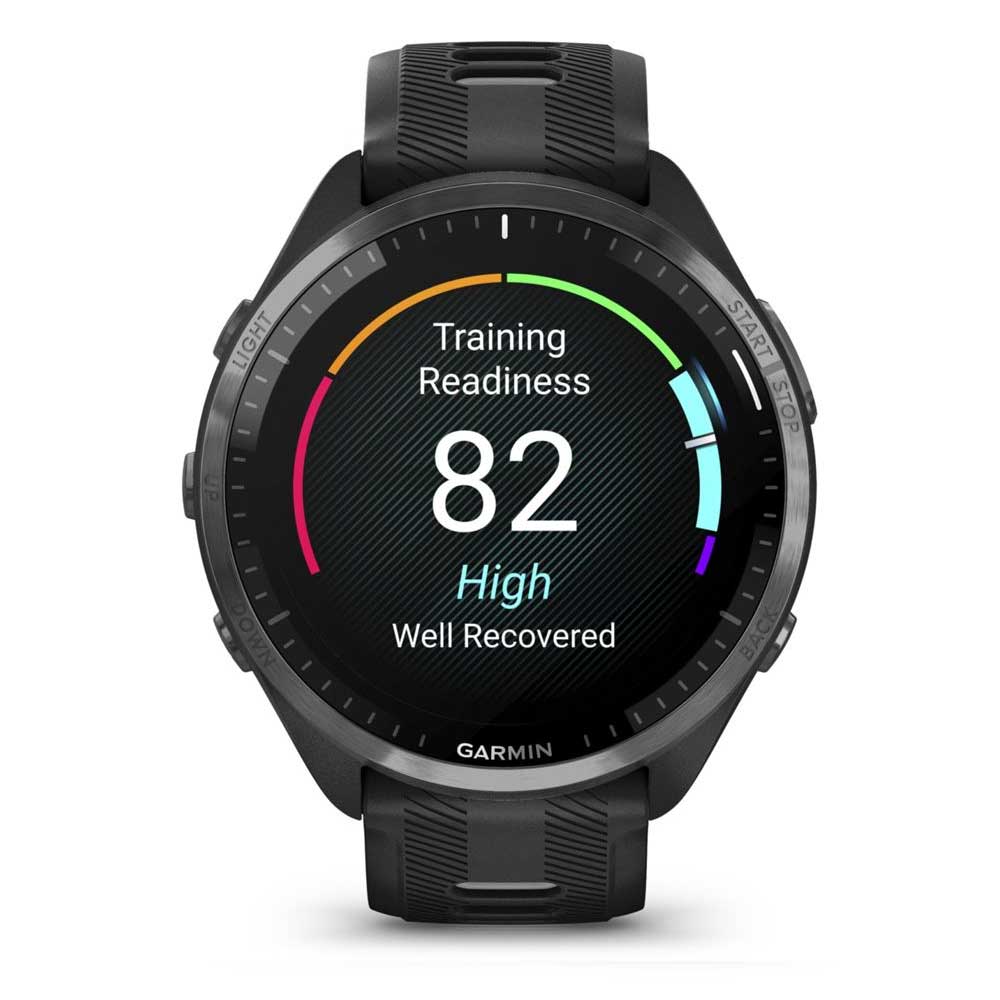 Garmin Forerunner 965 Smartwatch schwarz/carbongrau