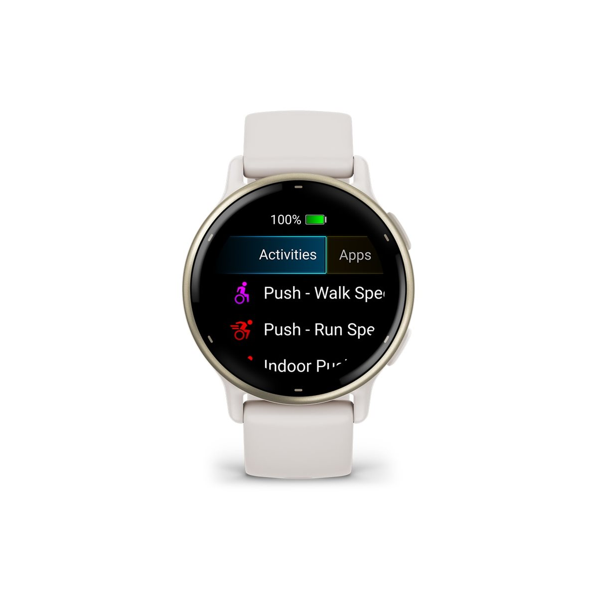Garmin vivoactive 5 Sportuhr elfenbein/cremegold