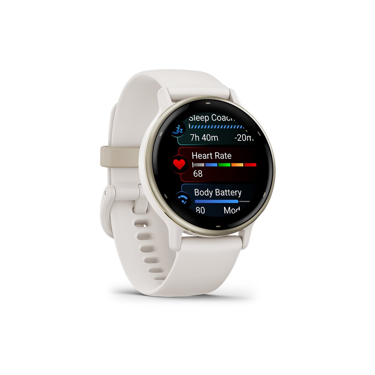 Garmin vivoactive 5 Sportuhr elfenbein/cremegold