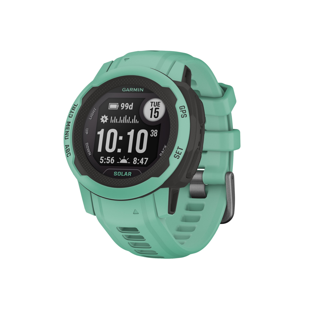 Garmin Instinct 2S Solar Smartwatch pastellgrün