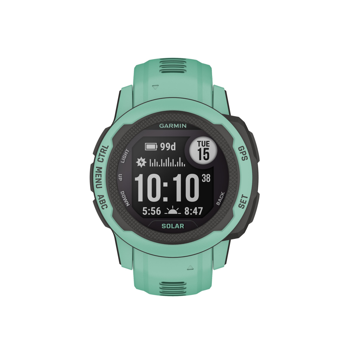 Garmin Instinct 2S Solar Smartwatch pastellgrün