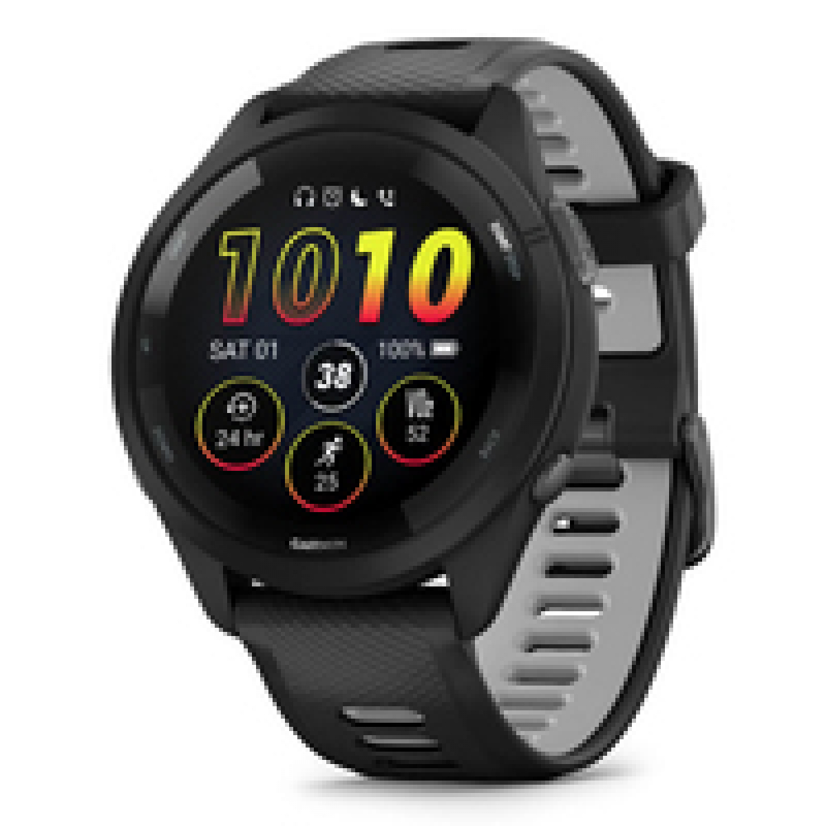Garmin Forerunner 265 GPS-Smartwatch schwarz/hellgrau