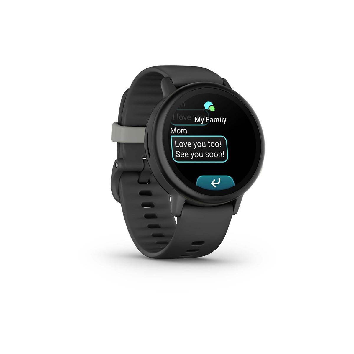 Garmin Bounce 2 43mm GPS-Smartwatch für Kinder schiefergrau