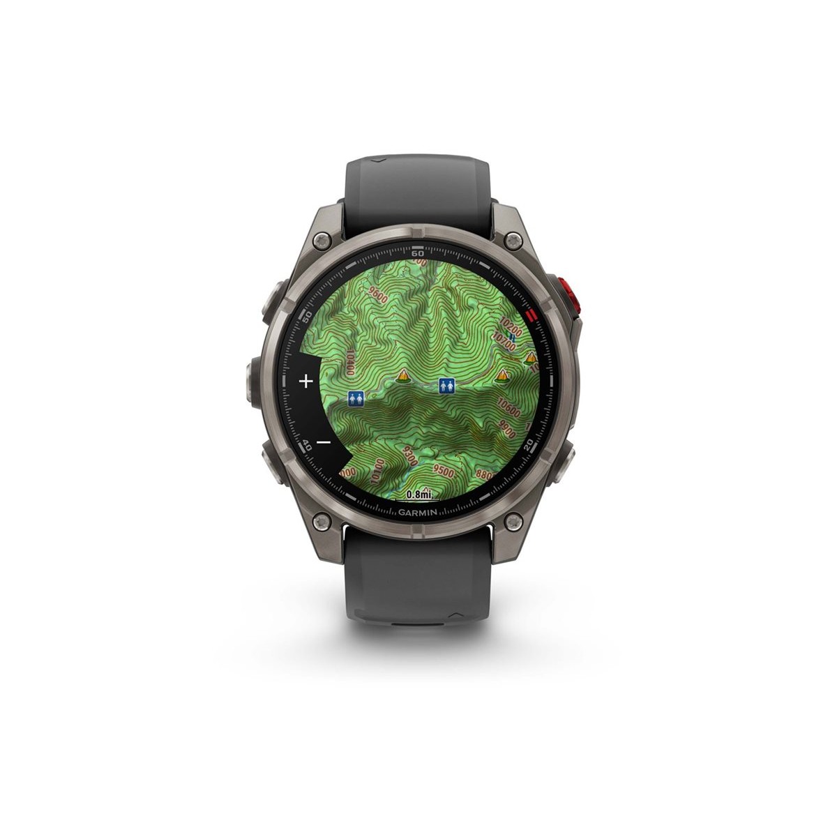 Garmin fenix 8 Pro Sapphire AMOLED 47mm Titan GPS-Multisport-Smartwatch graphit/schwarz