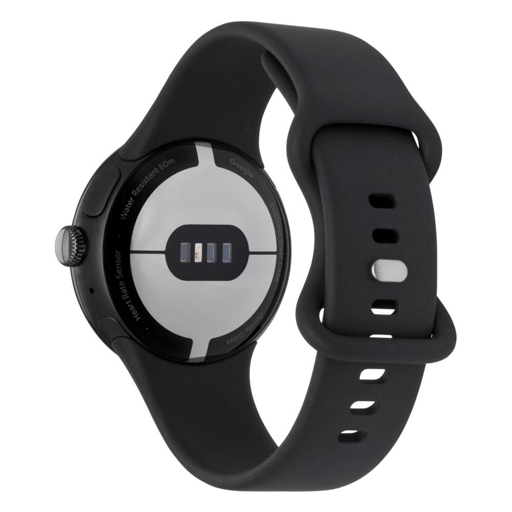 Google Pixel Watch 41mm matte black Sportarmband obsidian