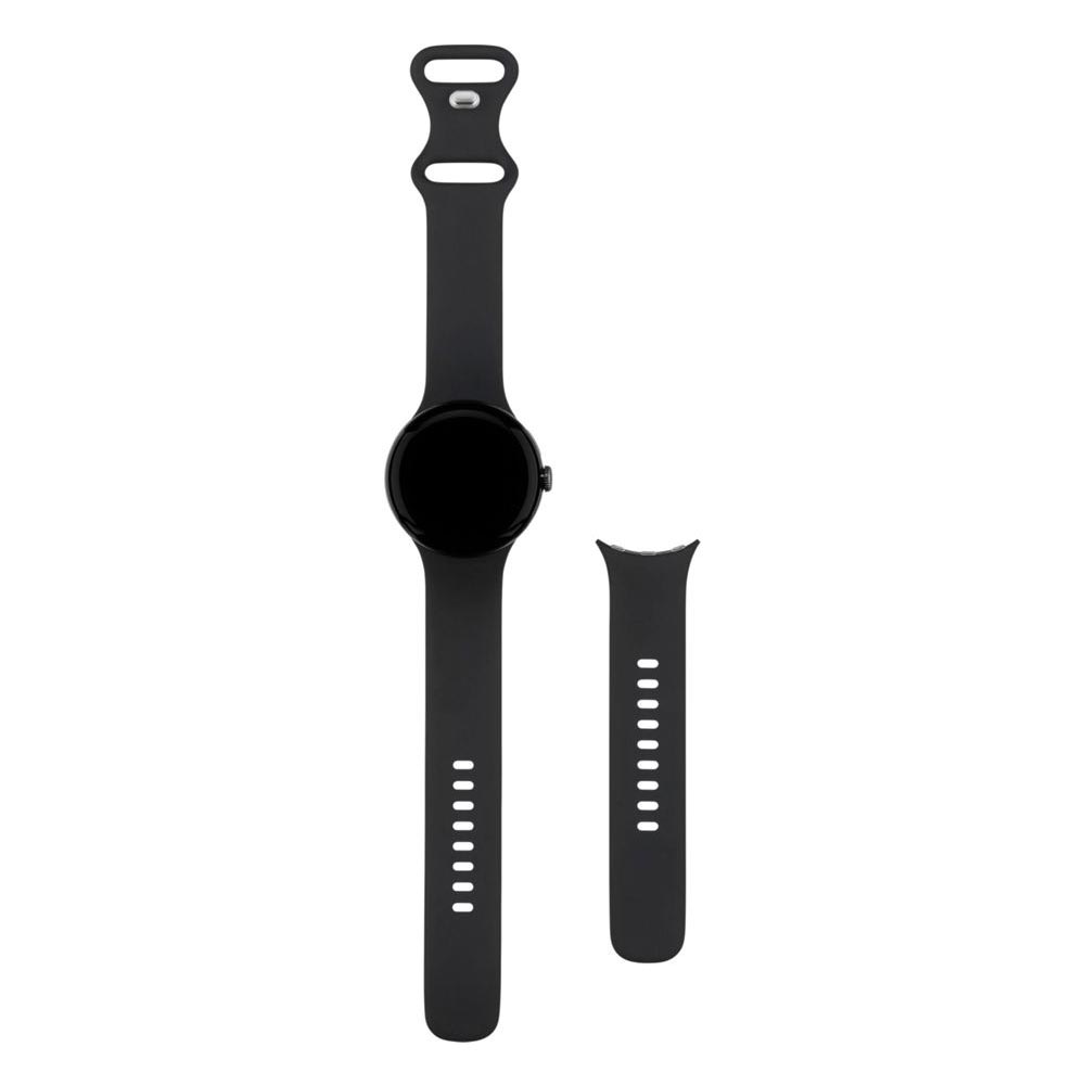 Google Pixel Watch 41mm matte black Sportarmband obsidian