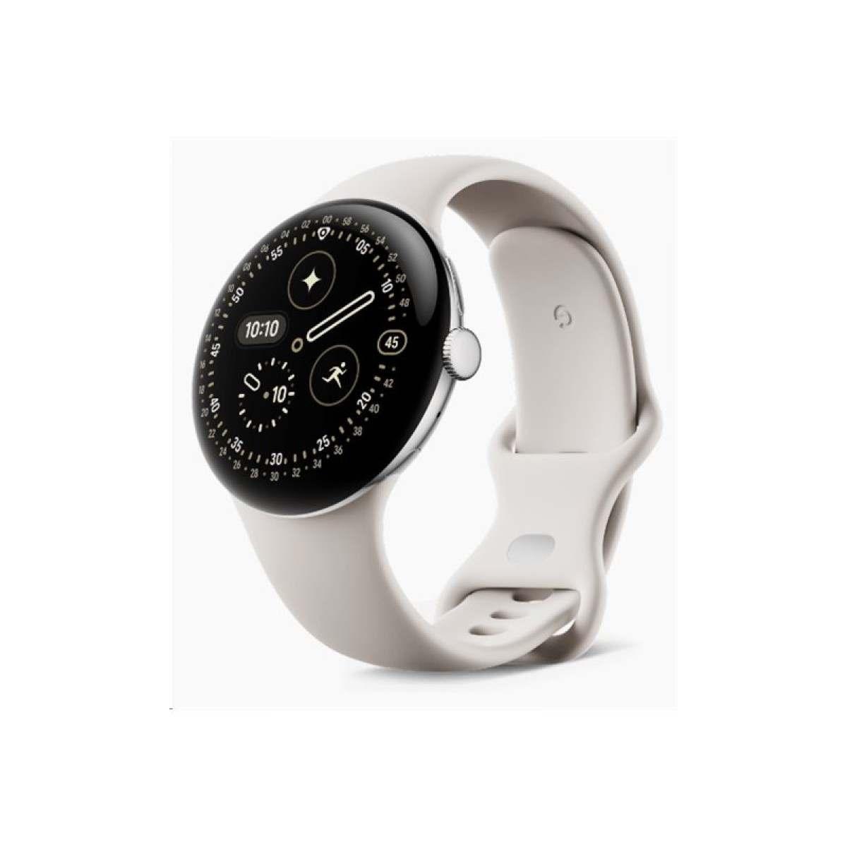 Google Pixel Watch 4 45mm WLAN Smartwatch porcelain