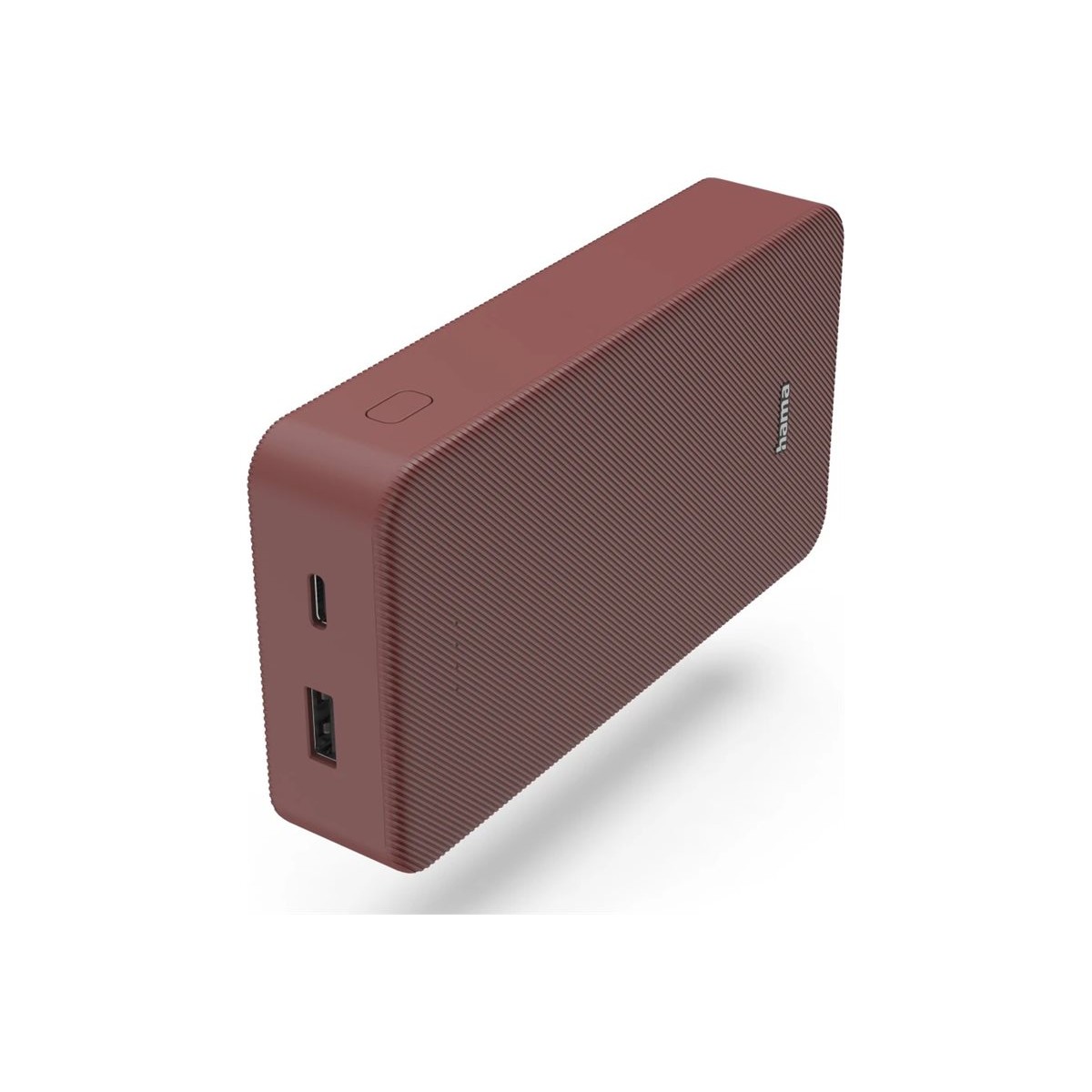 Hama Power Pack "Colour 20", 20000mAh, 2 Ausgänge: USB-C, USB-A, Rot