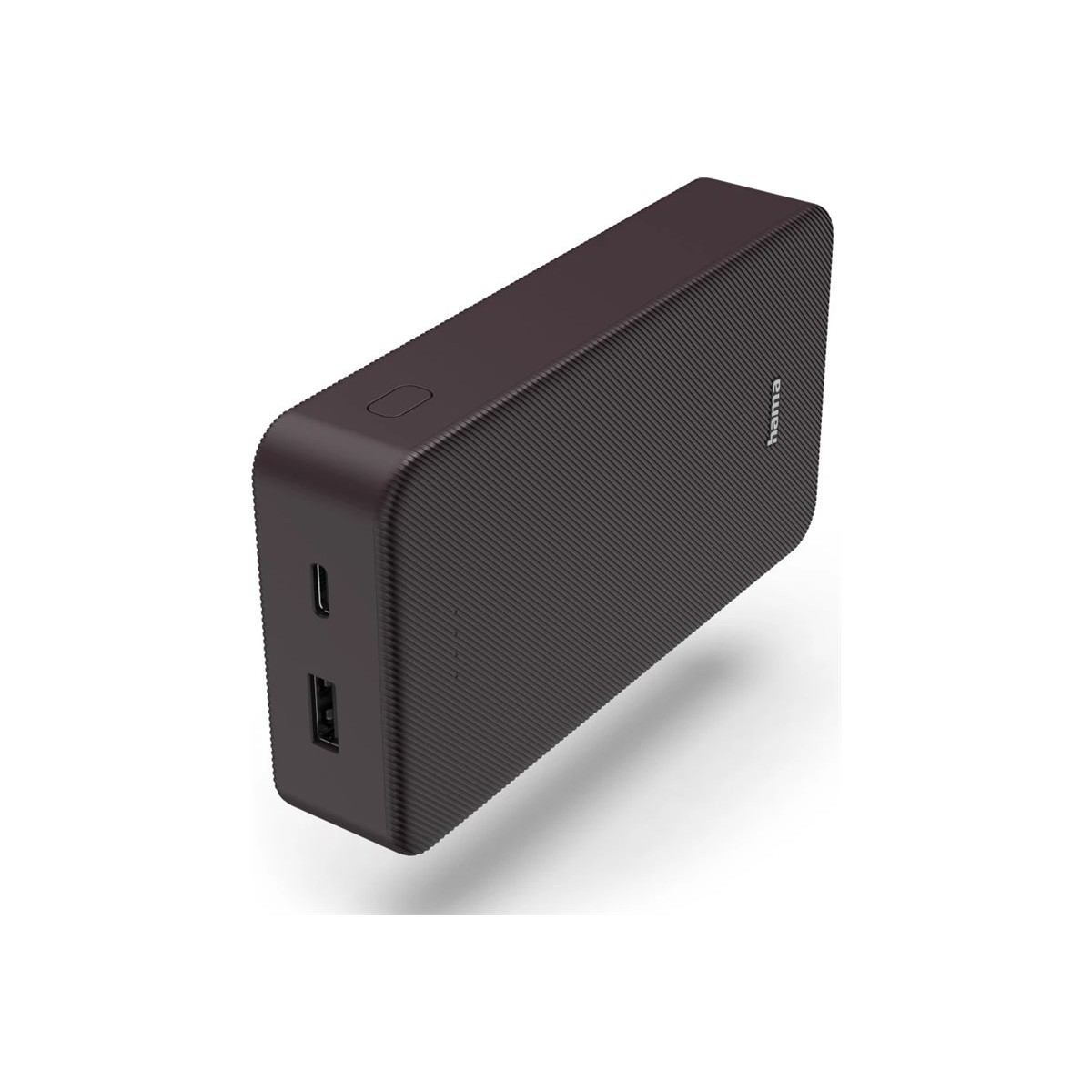 Hama Power Pack "Colour 20", 20000mAh, 2 Ausgänge: USB-C, USB-A, Pflaume