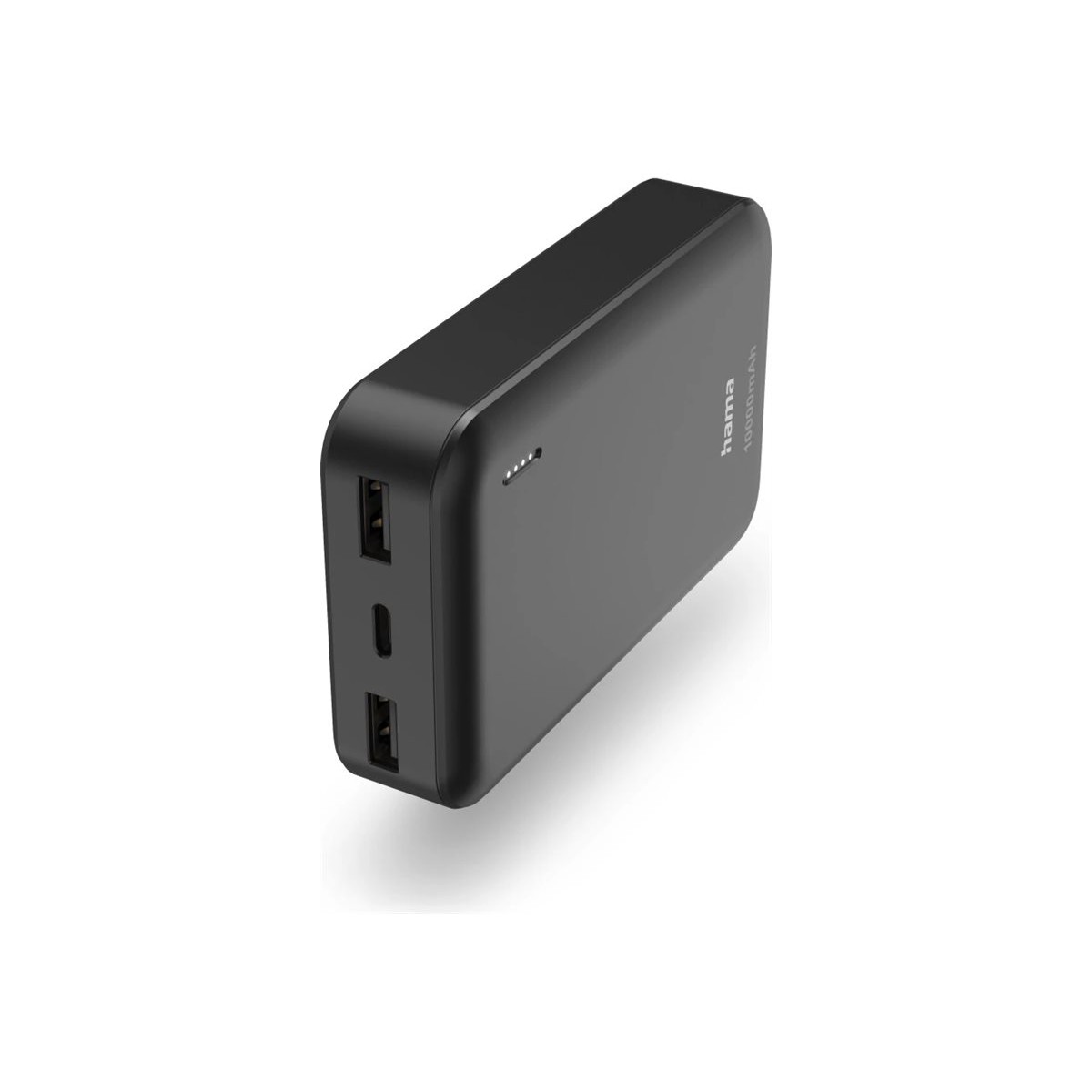 Hama Power Pack "Pocket 10", 10000mAh, Ausgänge: 2x USB-A, Anthrazit