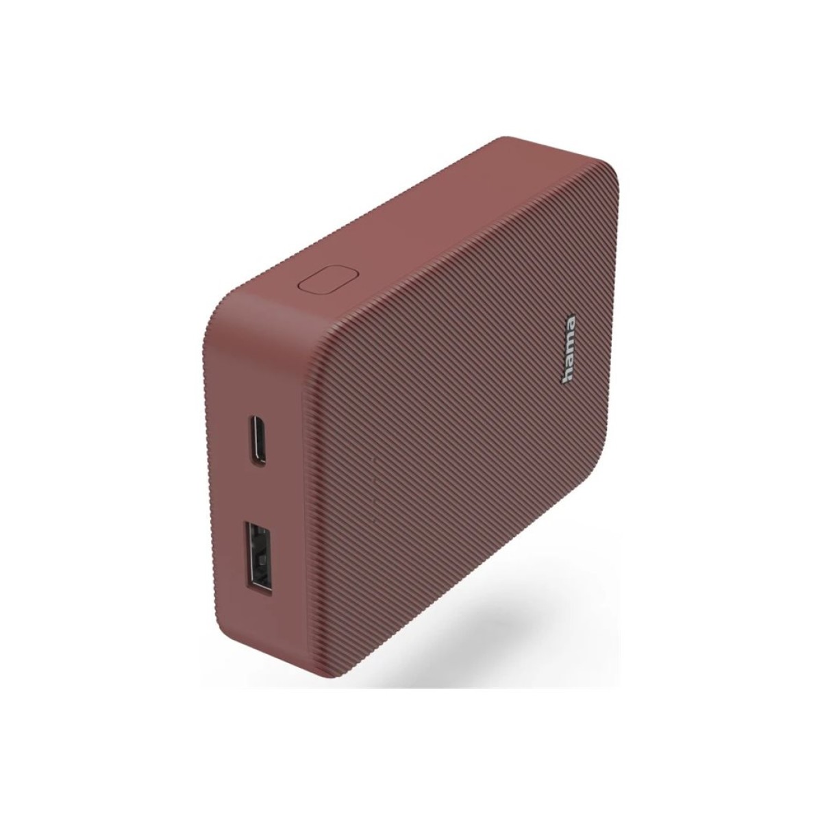Hama Power Pack "Colour 10", 10000mAh, 2 Ausgänge: USB-C, USB-A, Rot