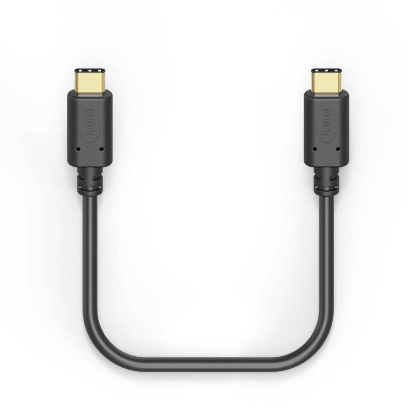 Hama Ladekabel, USB-C - USB-C, 1,5 m, Schwarz