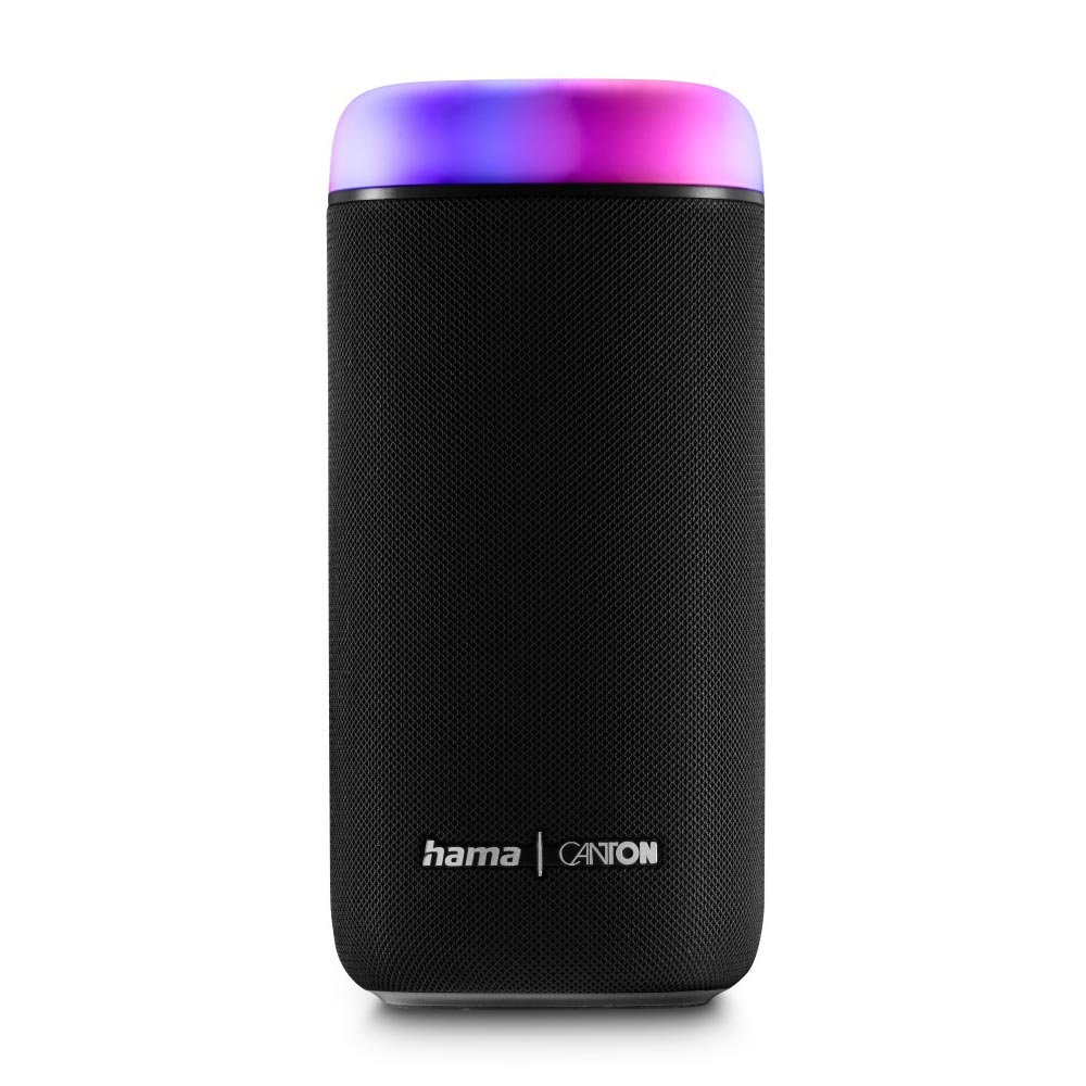 Hama Bluetooth®-Lautsprecher Glow Pro wasserfest IPX4 5 Licht-Modi 30W schwarz
