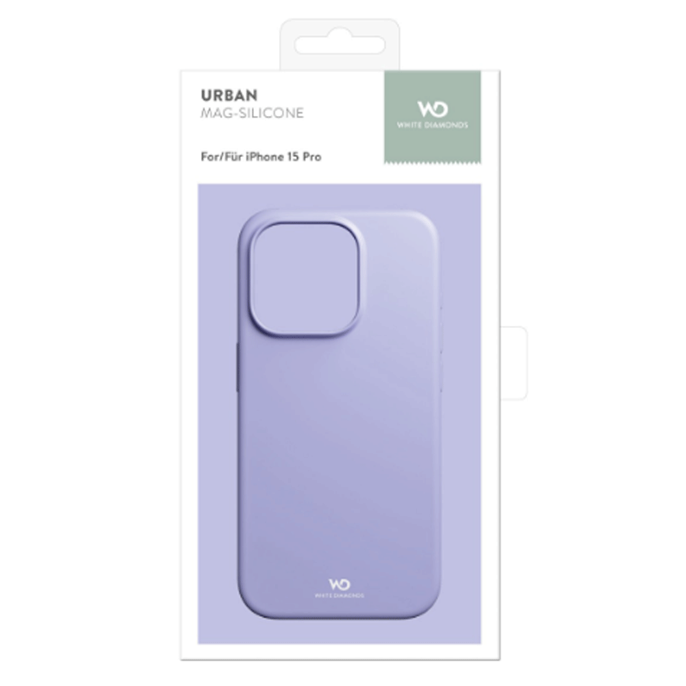 Hama White Diamonds Cover Mag Urban Case für Apple iPhone 15 Pro Lilac